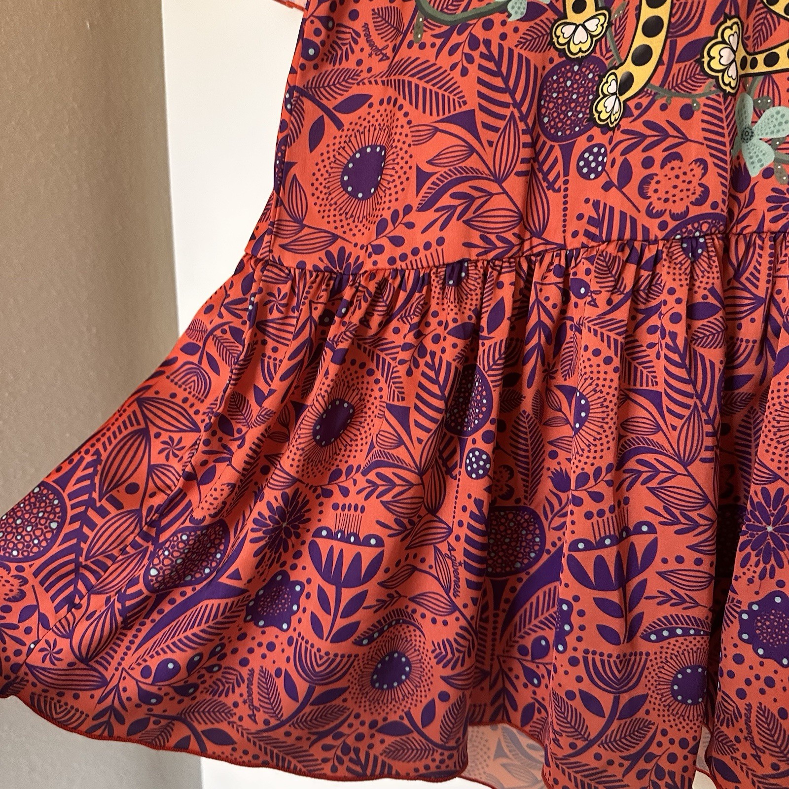 4GIVENESS Red Jungle Cheetah Dress – Size S/M