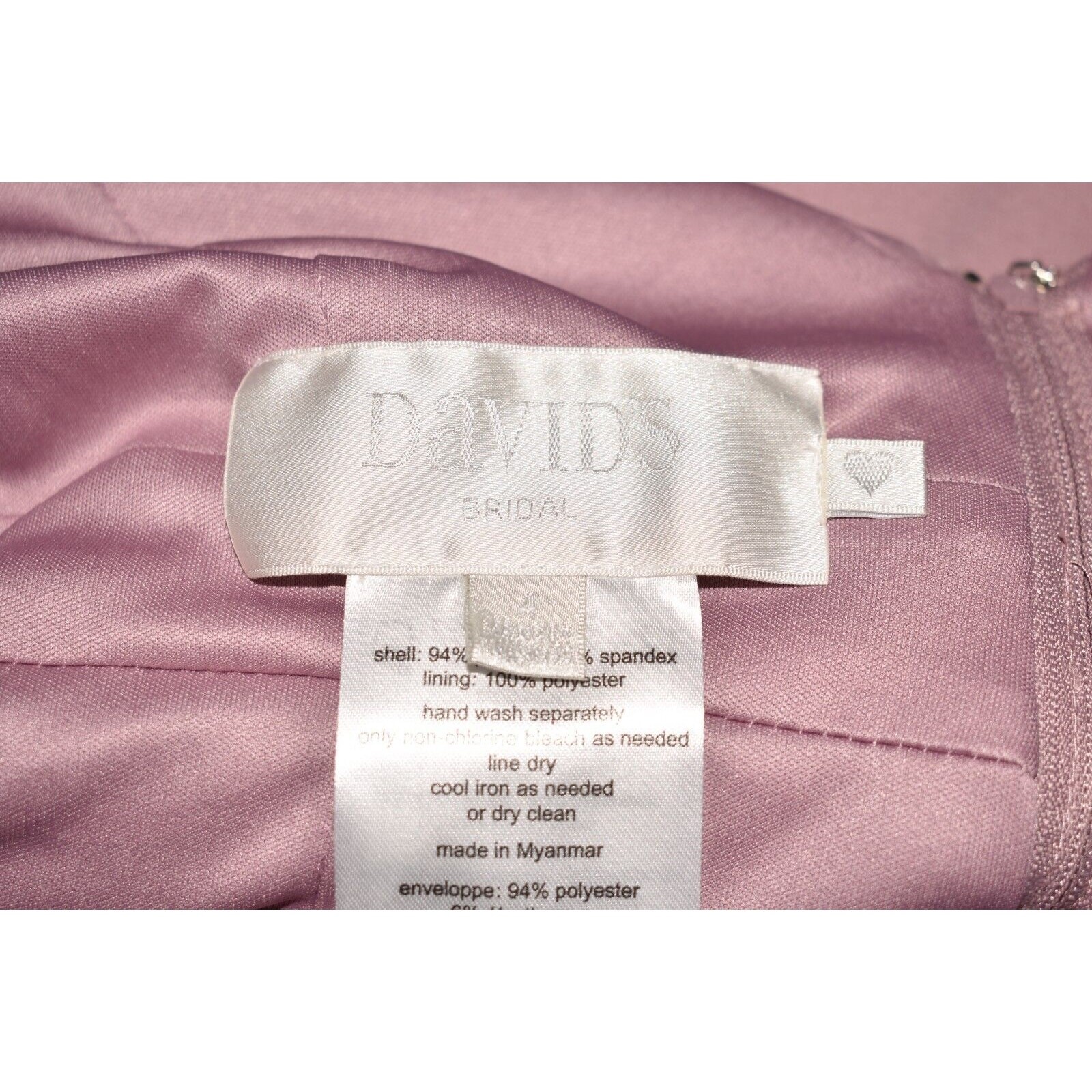 DAVID’S BRIDAL NEW $140 Long Pleated Tank Dress in Quartz Size 4
