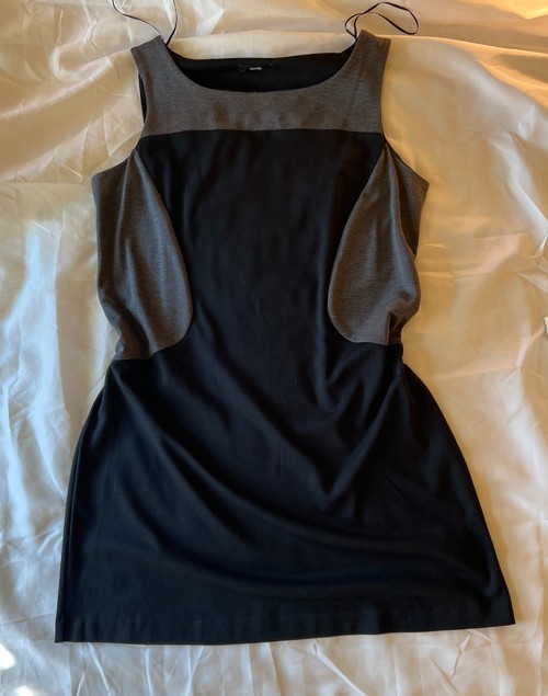 Beautiful Black and Gray Dress by George SZ 20