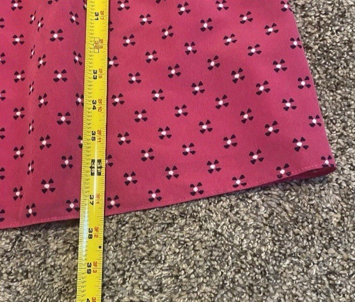 Tommy Hilfiger Side Zip Lightweight Lined Dress Womens 12 Pink Blue EUC
