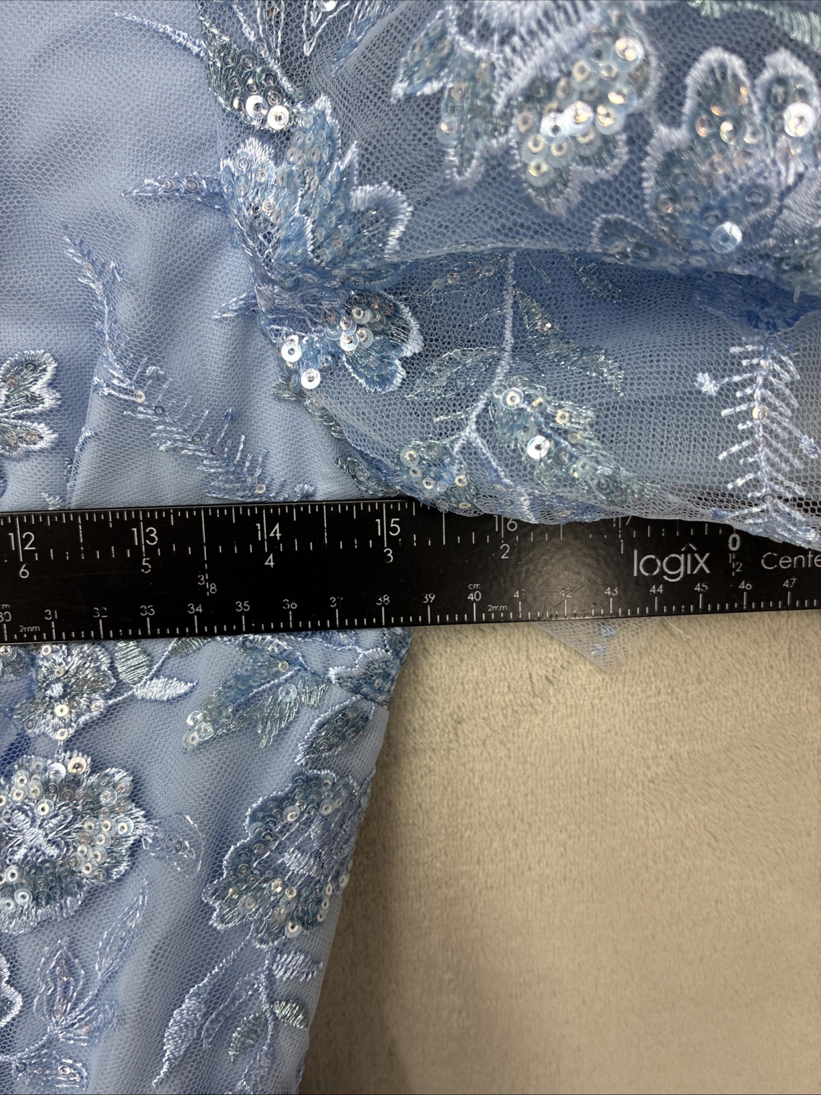Jessakae dress Blue Small Elsa Mesh Sparkle Cinderella Prom wedding formal