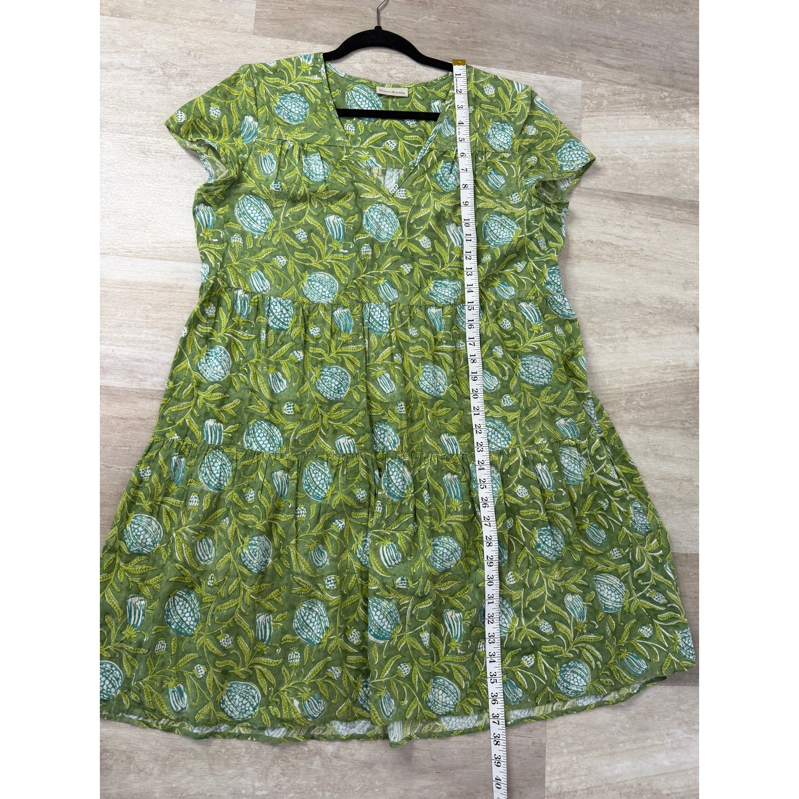 Fitzroy & Willa Island Time Dress Size Medium 100% Cotton