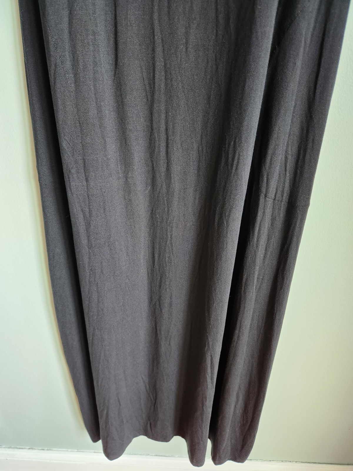 Soma Maxi Bra Dress Small Black Square Neck Lined Invisible Support Dress NEW