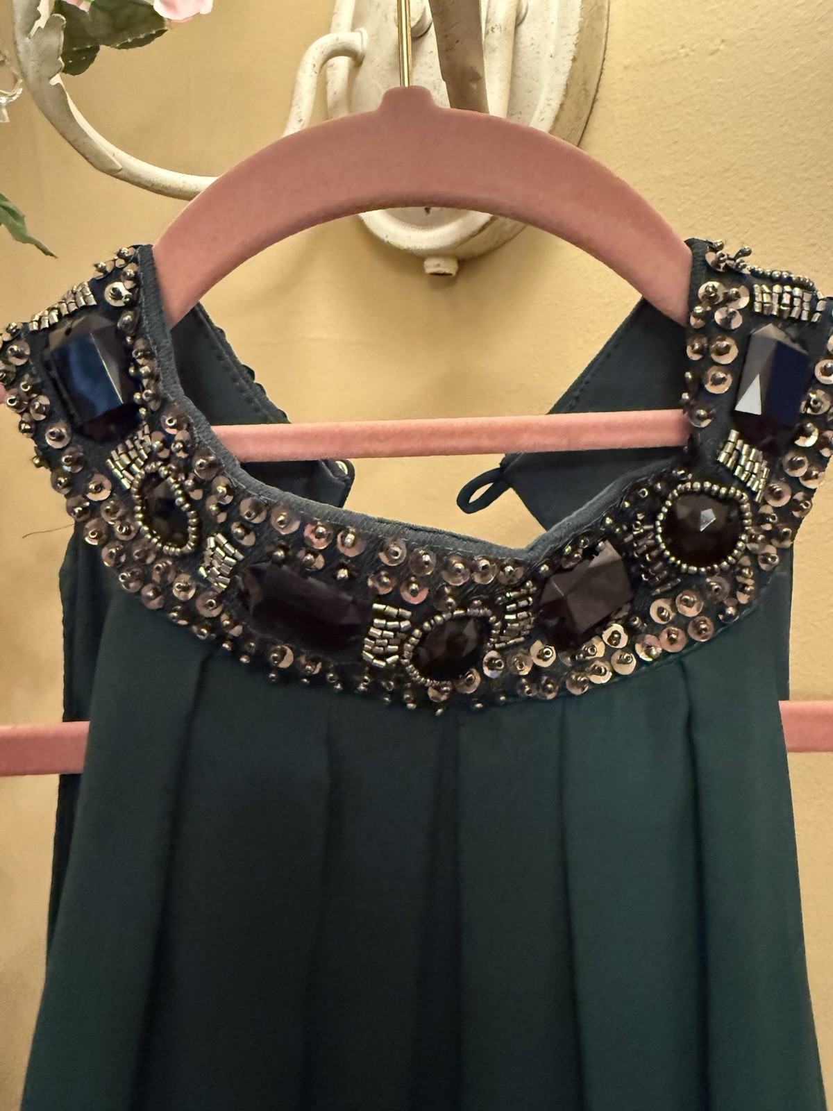 Emerald Green Sleeveless Dress