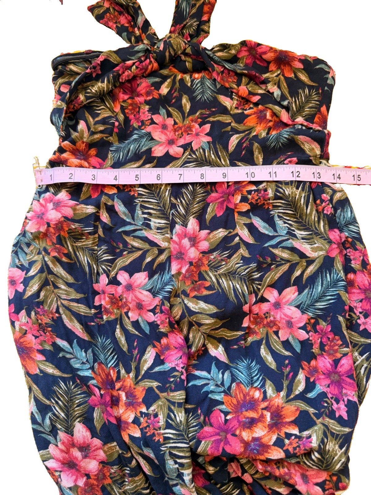 American Eagle Strapless Romper Sz S Floral Multicolor-Romantic