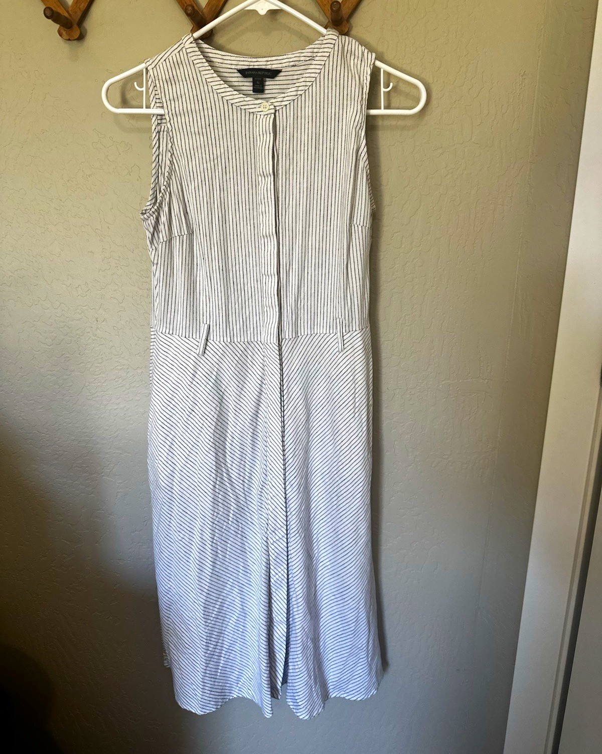 Banana Republic Women’s Petite 6P Linen Blend Dress