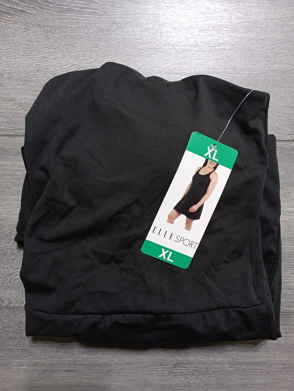 Elle Sport Athletic Dress Womens X-Large Black Summer Sports