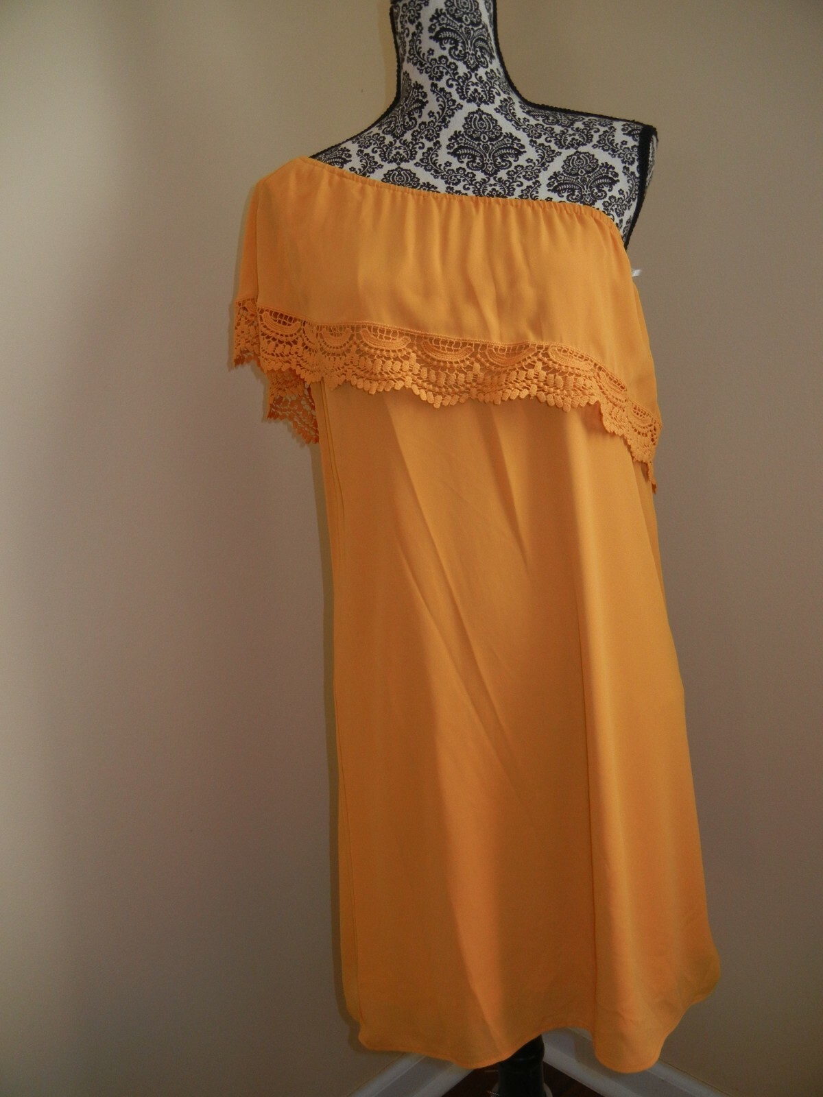 DR2 By Daniel Rainn Womens One Shoulder Solid Dress-Size S