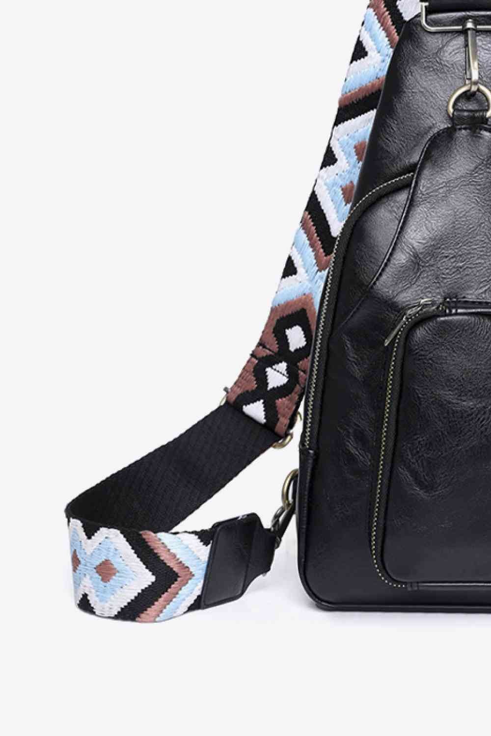 Fetal Leather Sling Bag