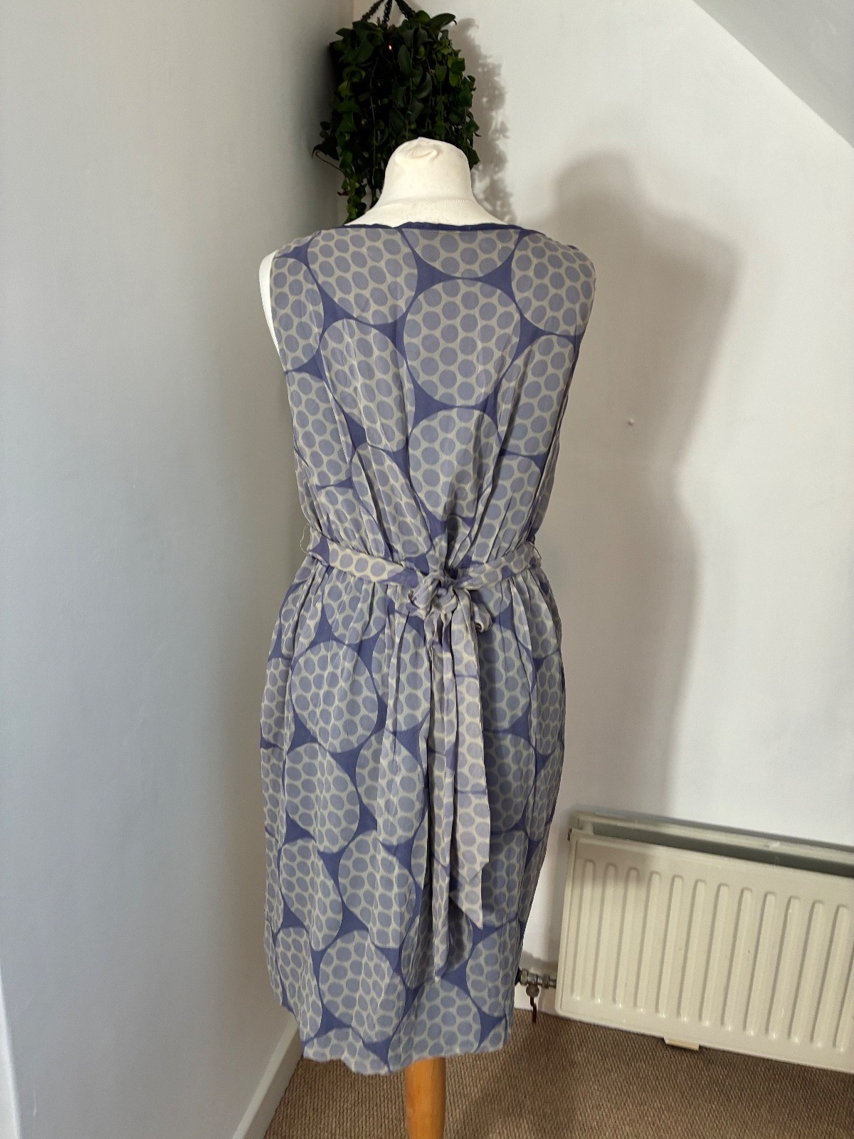 FENN WRIGHT MANSON SILK BLEND OCCASION DRESS SIZE 12 WEDDING GUEST RACES