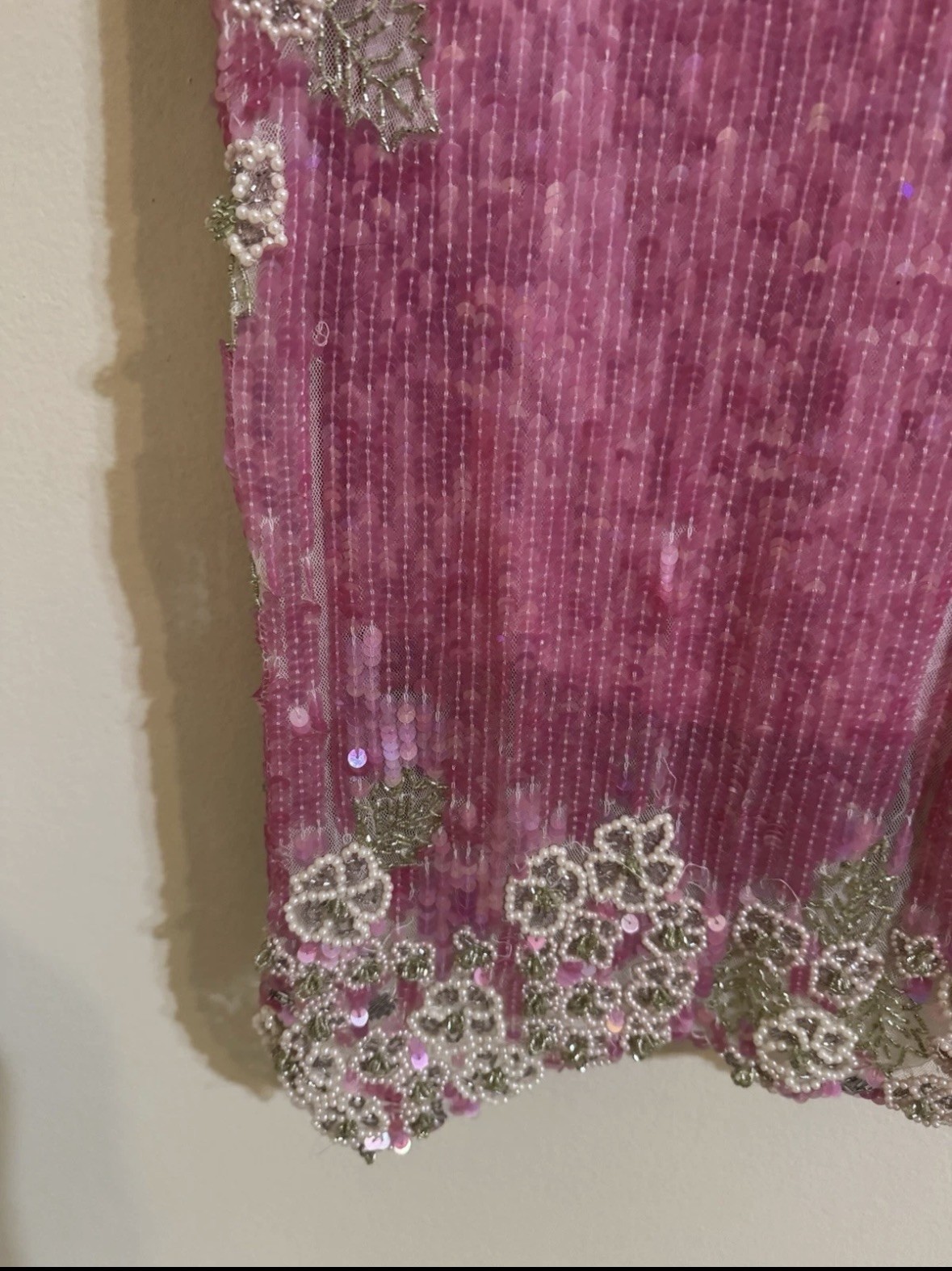 LoveShackFancy Meline Dress Raspberry Sparkle Size 10