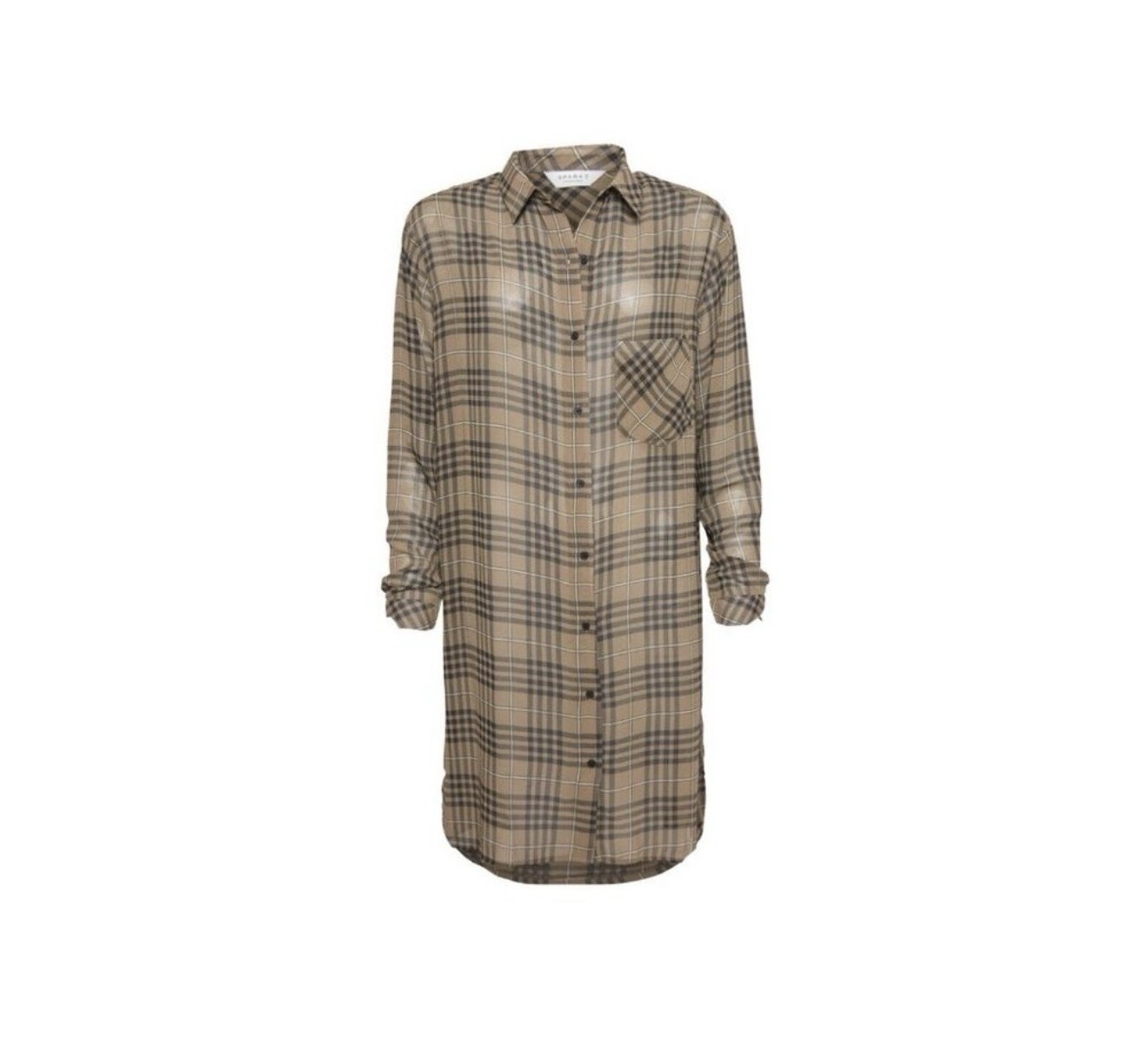Anthropologie Sparkz Copenhagen Arina Long Shirt Size Small New With Tags