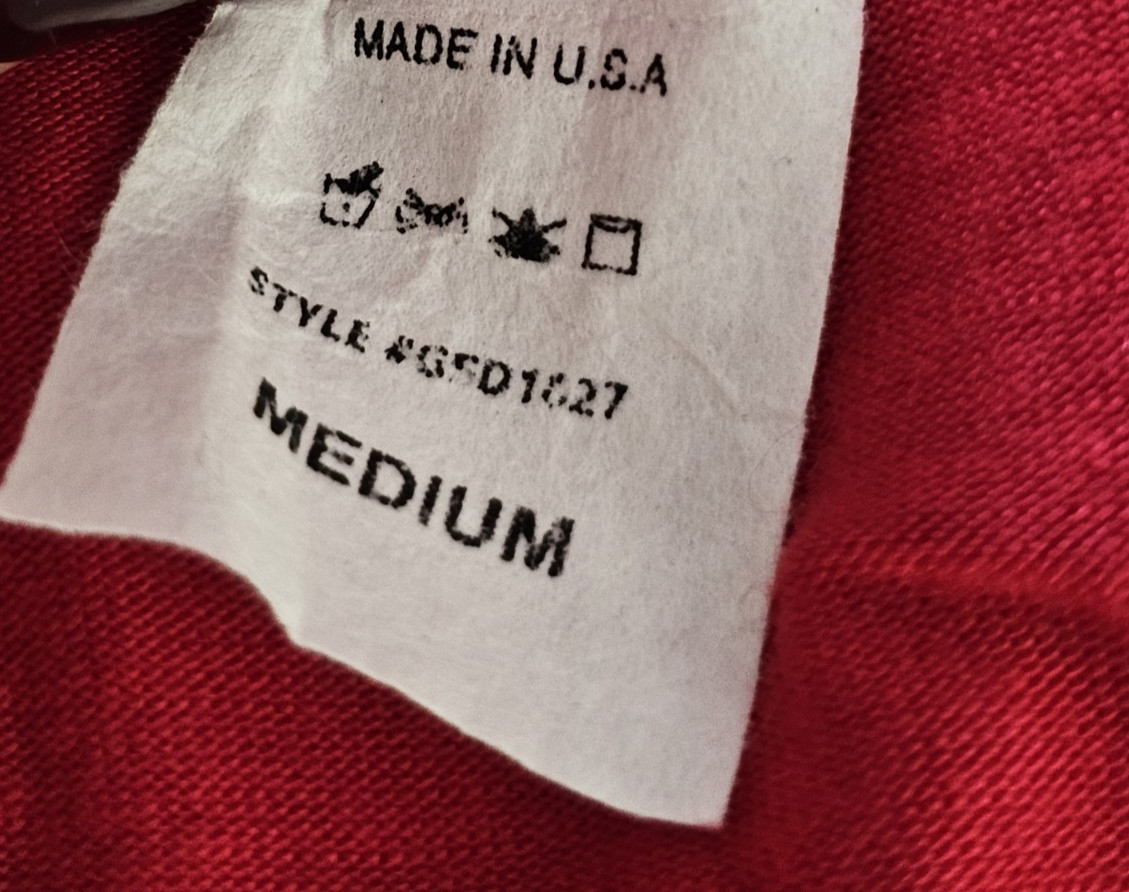 Got Style USA Red Wrap Crossover Maxi Dress size Medium Long Sleeve V-Neck