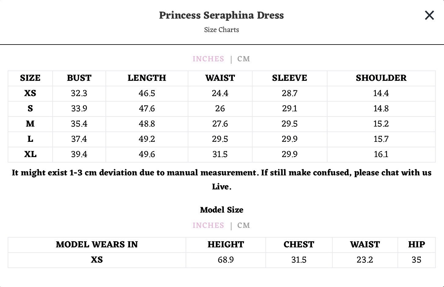 NEW LaceMade Princess Seraphina Dress Size M