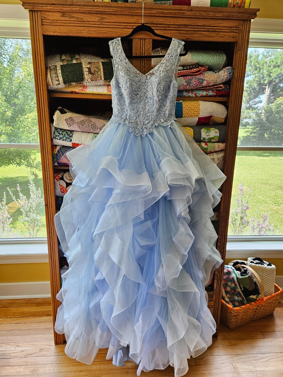 quinceanera dress blue