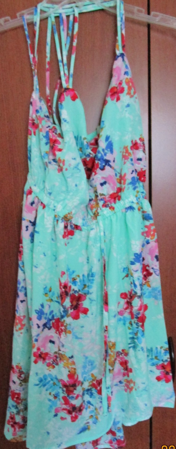 Be Bop Summer Sun Dress New with tag Sz Small 100% Polyester Bust 32 Length 35