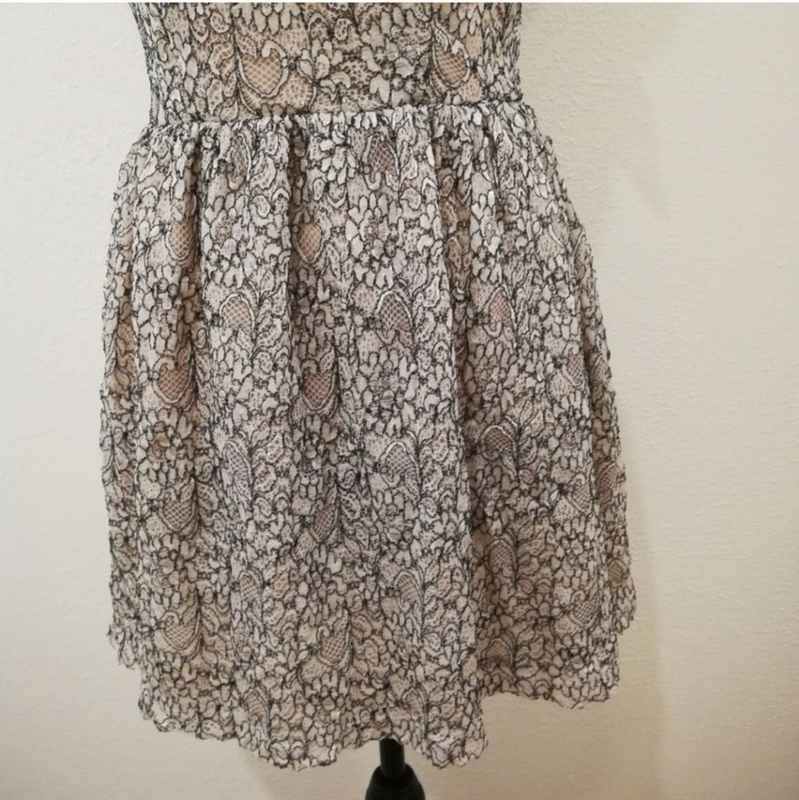 One Clothing Textured Lace Mini Dress