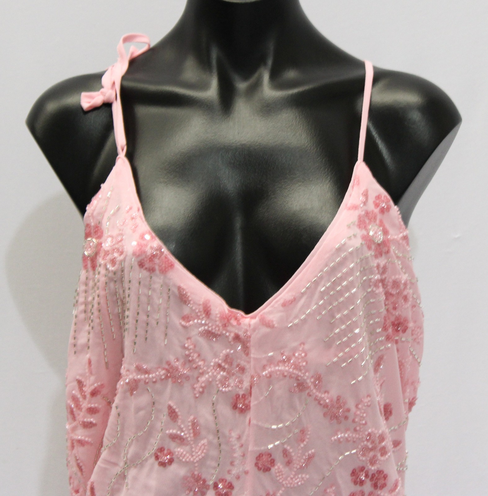 Peppermayo Women’s Julie Beaded Mini Dress MP7 Pink Size US:10 AU:14 NWT