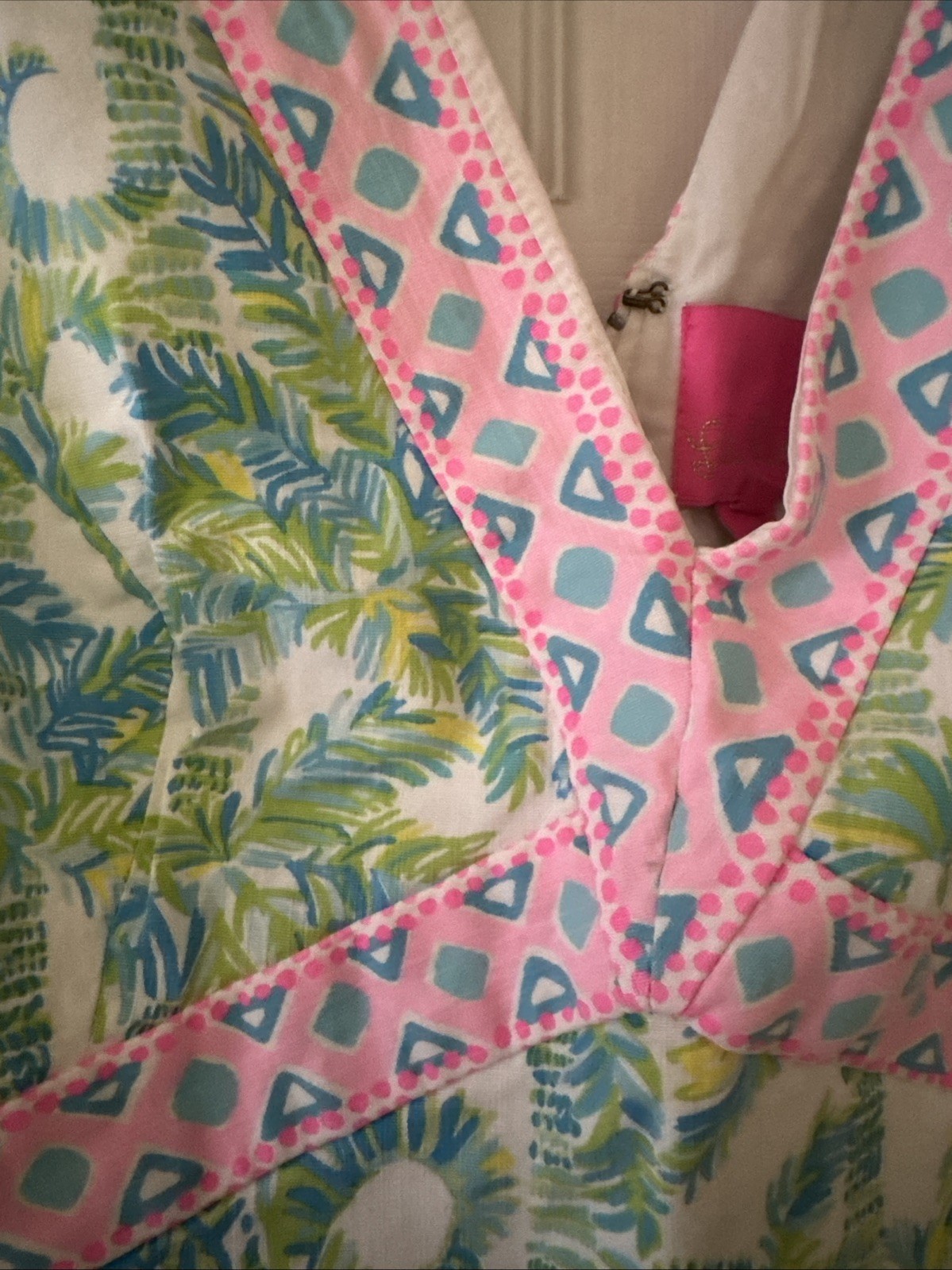 Lilly Pulitzer Palm Print Dress – Size 16 – Free Shipping