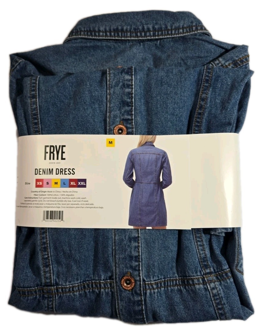 Frye Womens Denim Dress Long Sleeve Various Sizes & Colors NWT 14A