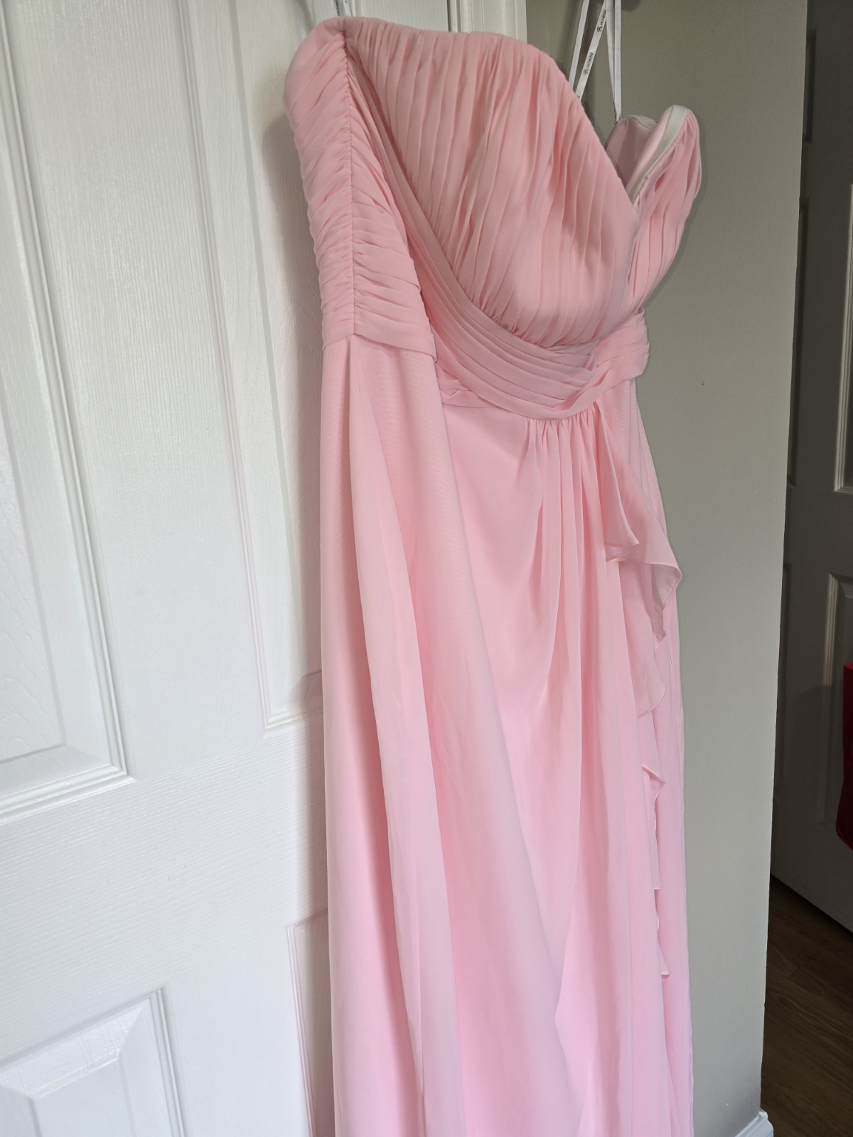 B2 Jasmine Strapless Evening Gown Formal Elegant Bridesmaid NWT Pink Size 16