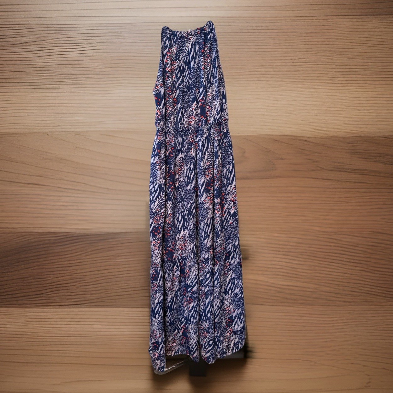 Love Stitch Dress Women’s Long Maxi Slip Dress Boho Sleeveless Watercolor