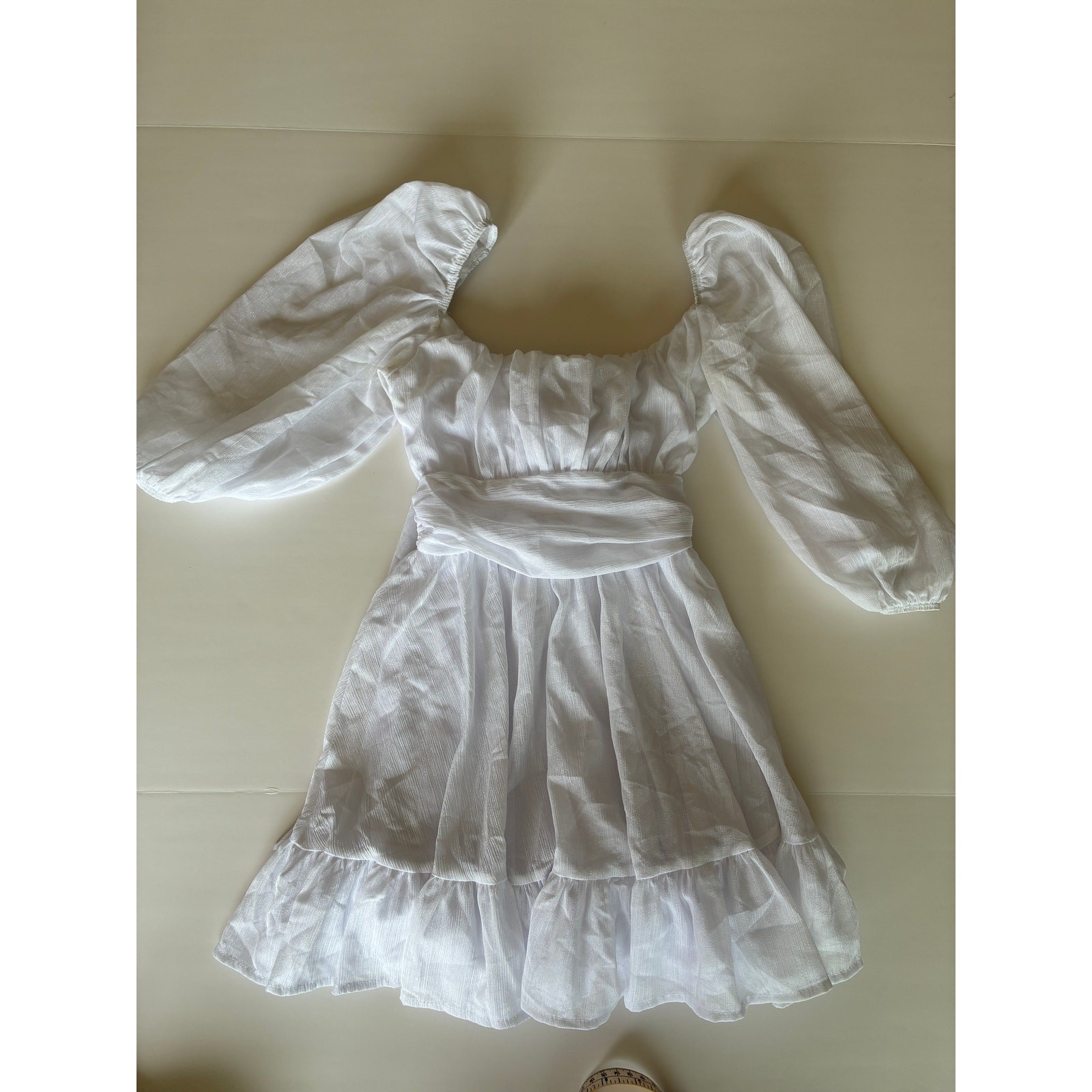 Lucy in the Sky “Neia” White Mini Dress Fairy Core Coquette