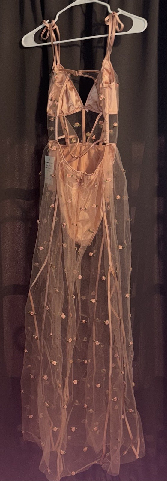 For Love & Lemons Jasmine Rosette Maxi Dress Size Small New With Tags