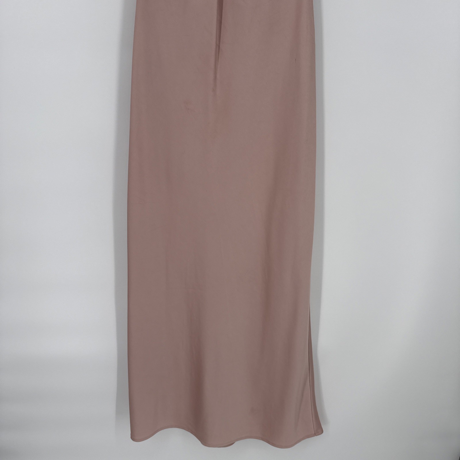 Significant Other Size US 2 Vienna Satin Blush Pink Slip Midi Dress New Flaw