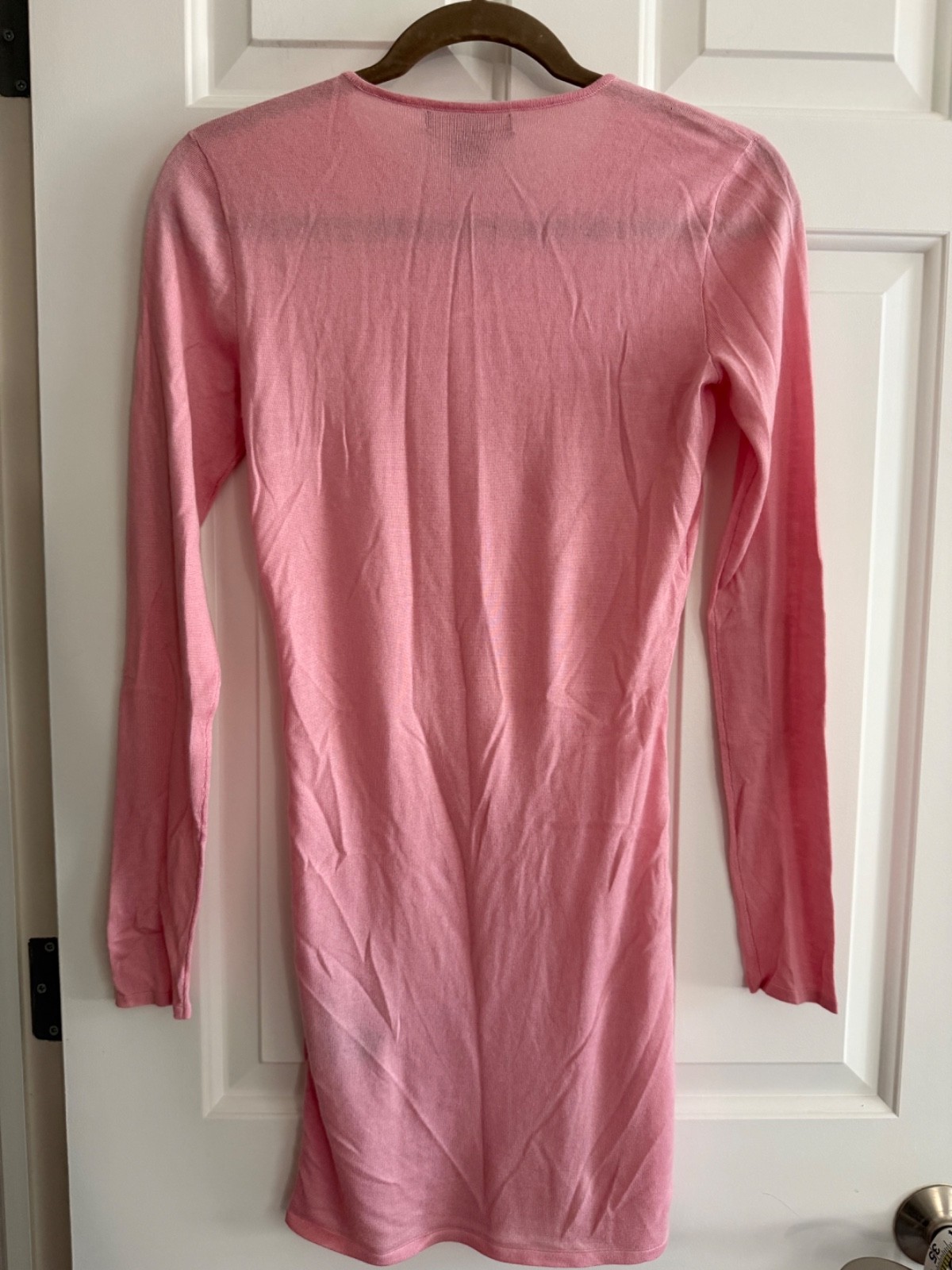 Ralph Lauren Black Label Pink Cashmere-Silk Blend Sweater Dress – Size M – NWOT