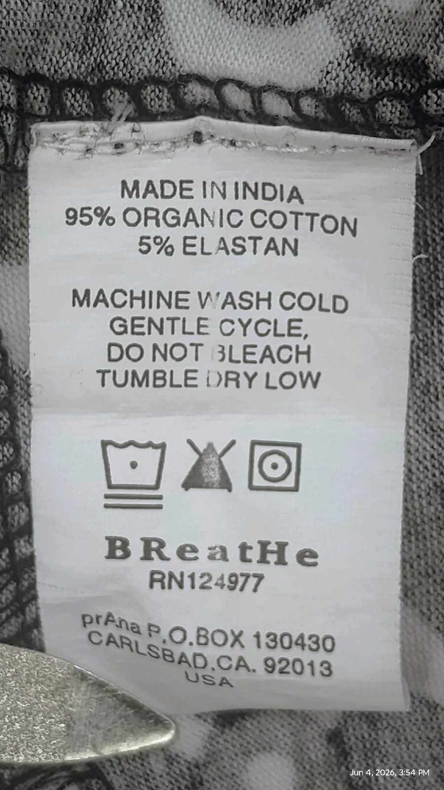 Prana Halter Geo Patchwork Dress Organic Cotton Elastane Smocked Medium