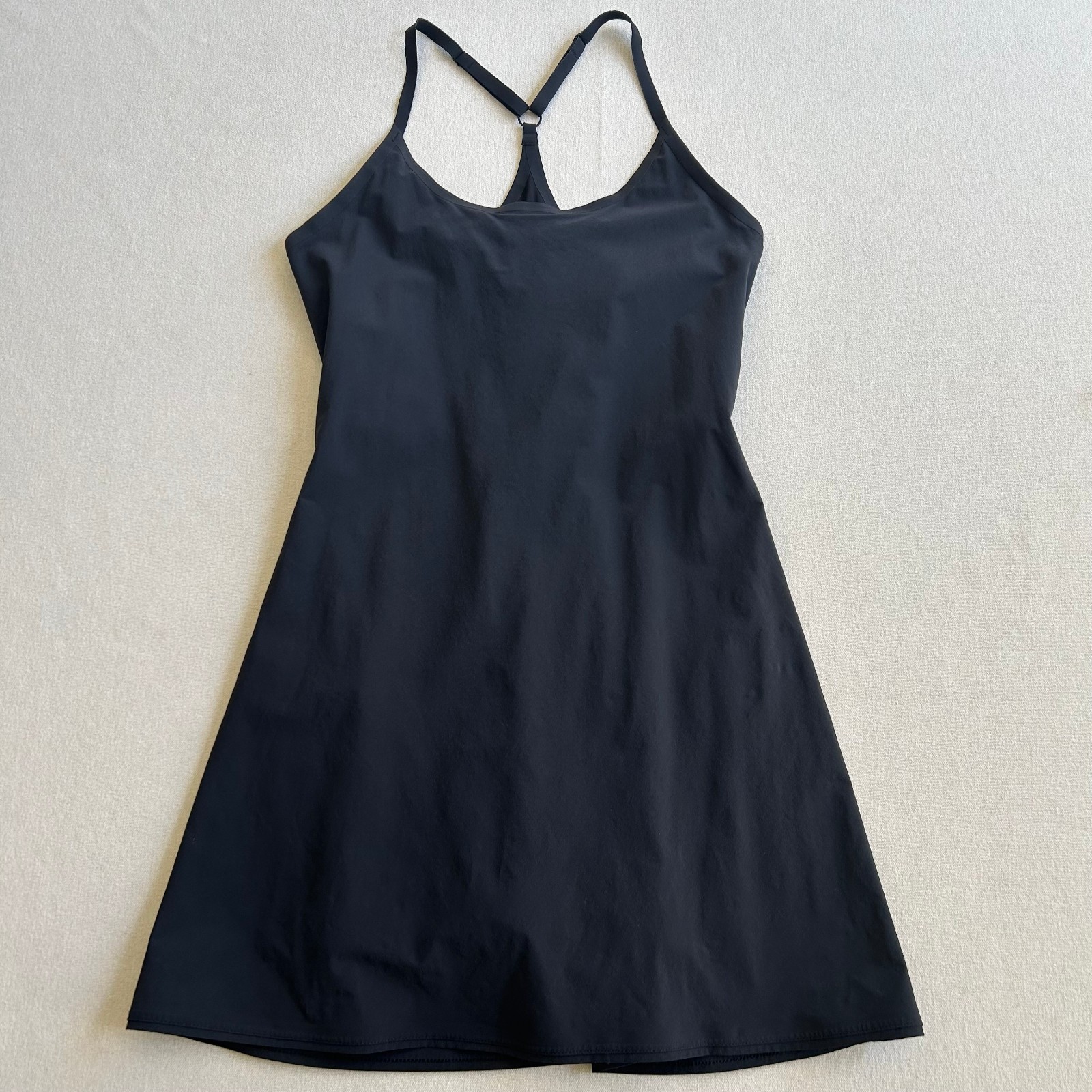 Outdoor Voices The Exercise Dress Womens Small Black Built-In Shorts Golf Tennis
