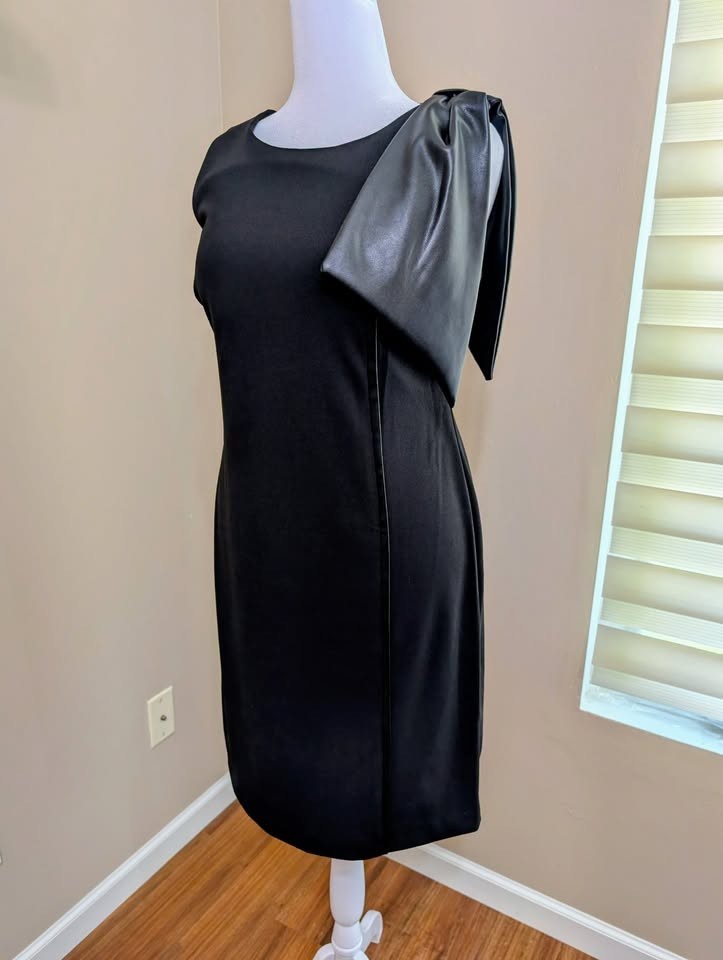 Shelby and Palmer Classy Black Sleeveless Dress – NEW