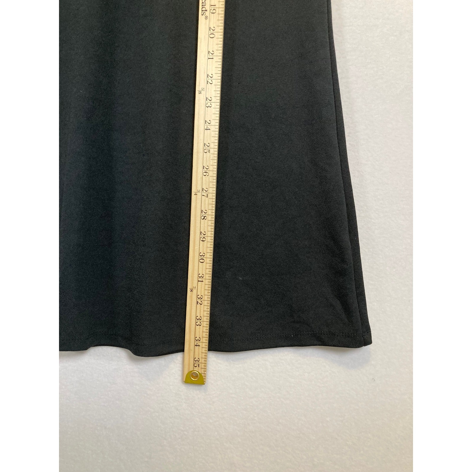 Minimalist WallFlower Women Large Black High Neck A-Line Stretch Mini Dress
