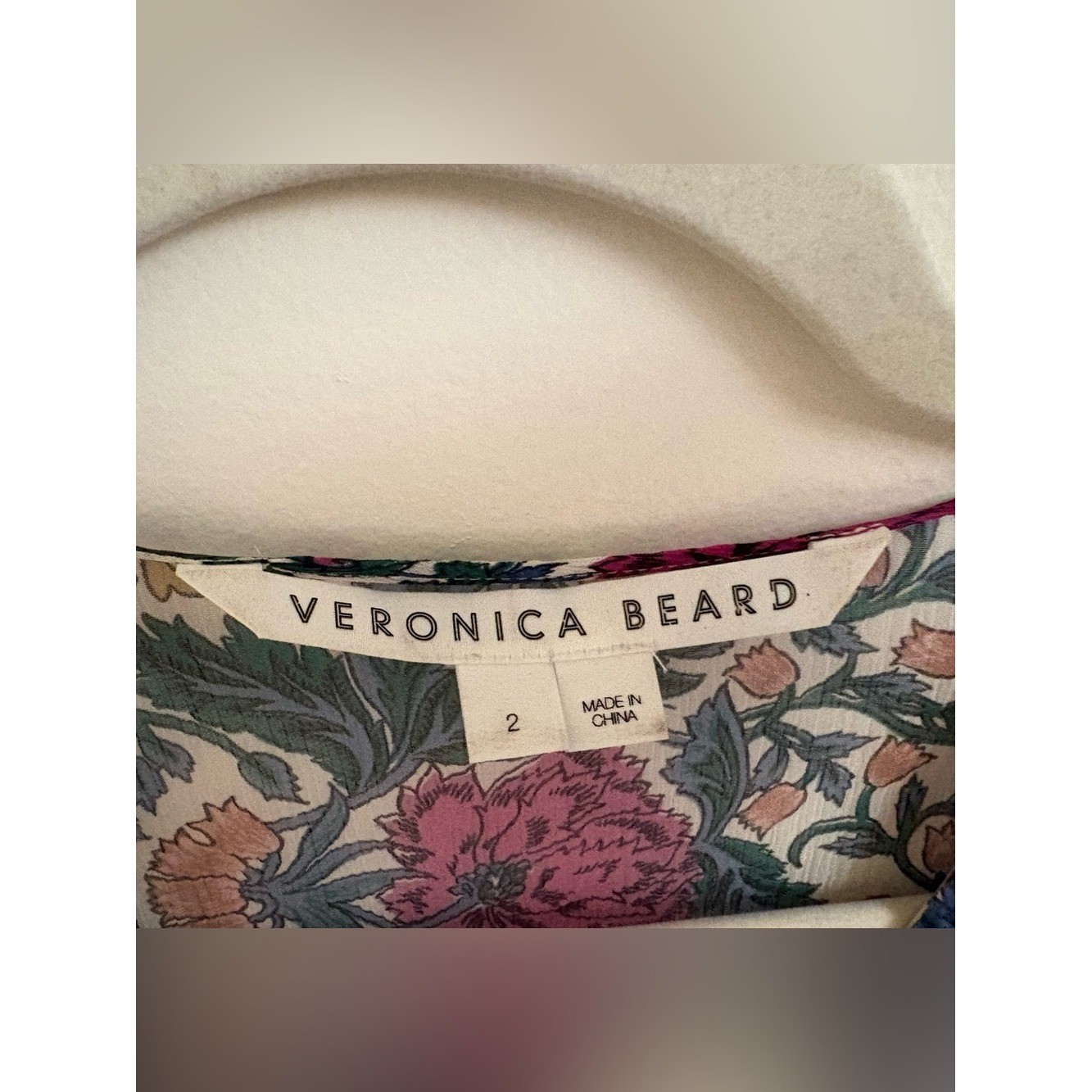 Veronica Beard Marilla Silk Floral Mini Dress 2 Ruched romantic sheer guest fem