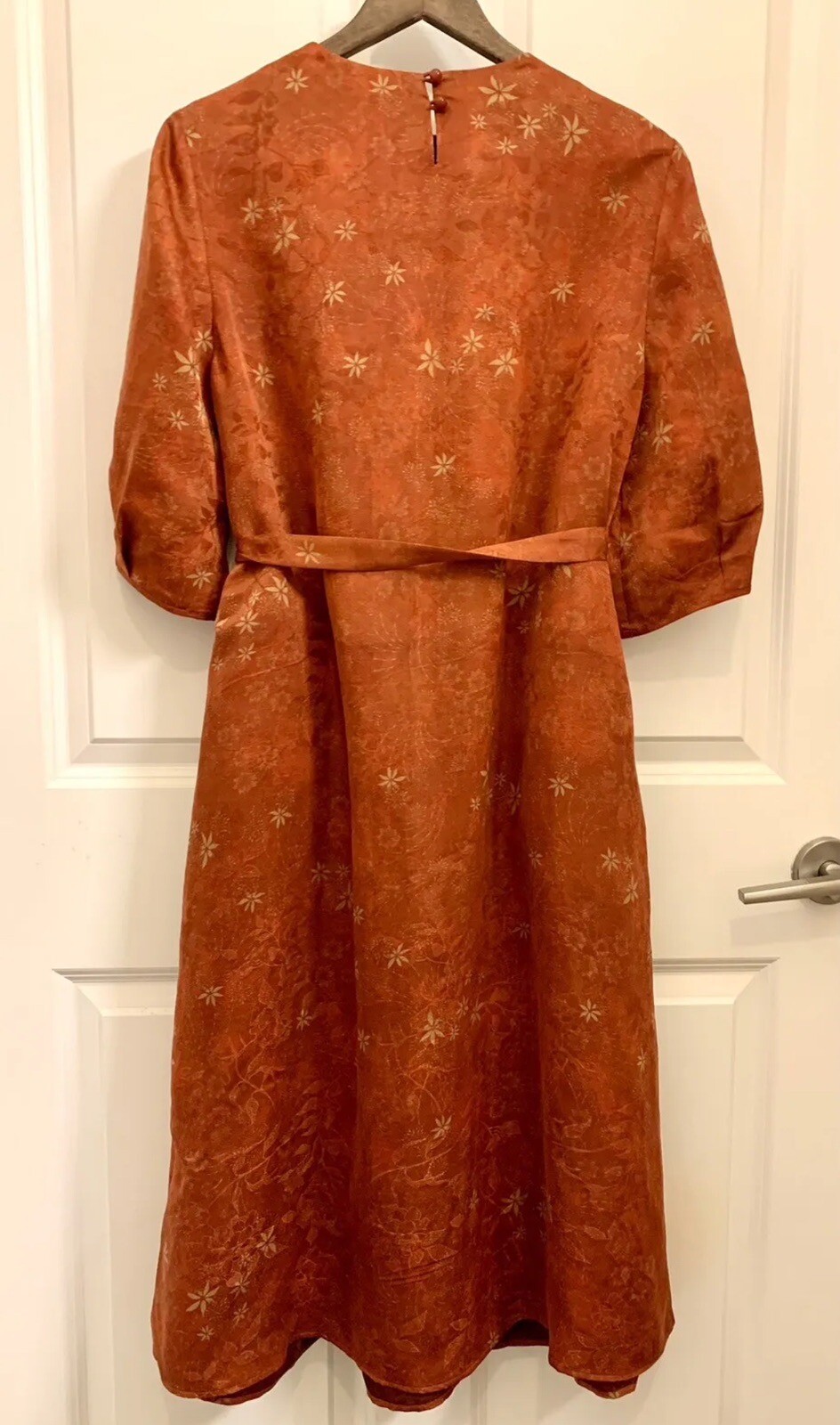 Mulberry Silk Dress Skirt Robe L