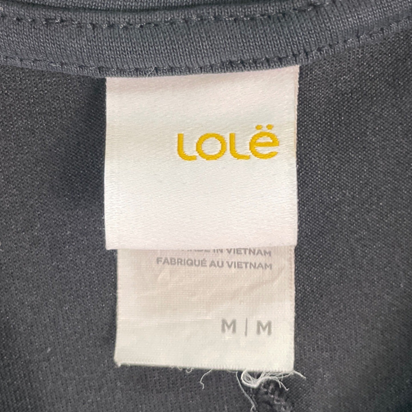 Lole Womens Sleeveless Modal Blend Midi Dress Charcoal Gray Athleisure Casual M