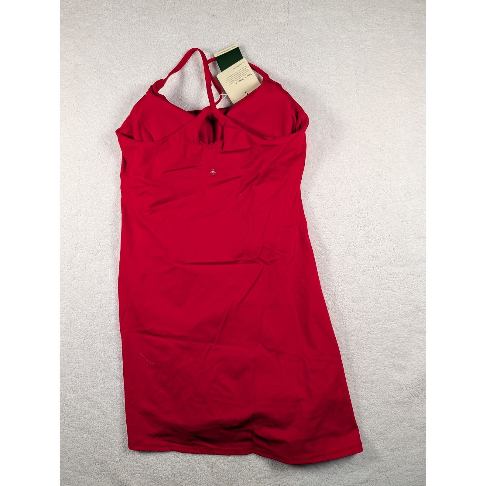 Halara Activity Dress Red Medium Long Built-in Shorts Pocket NWT Tenniscore Golf