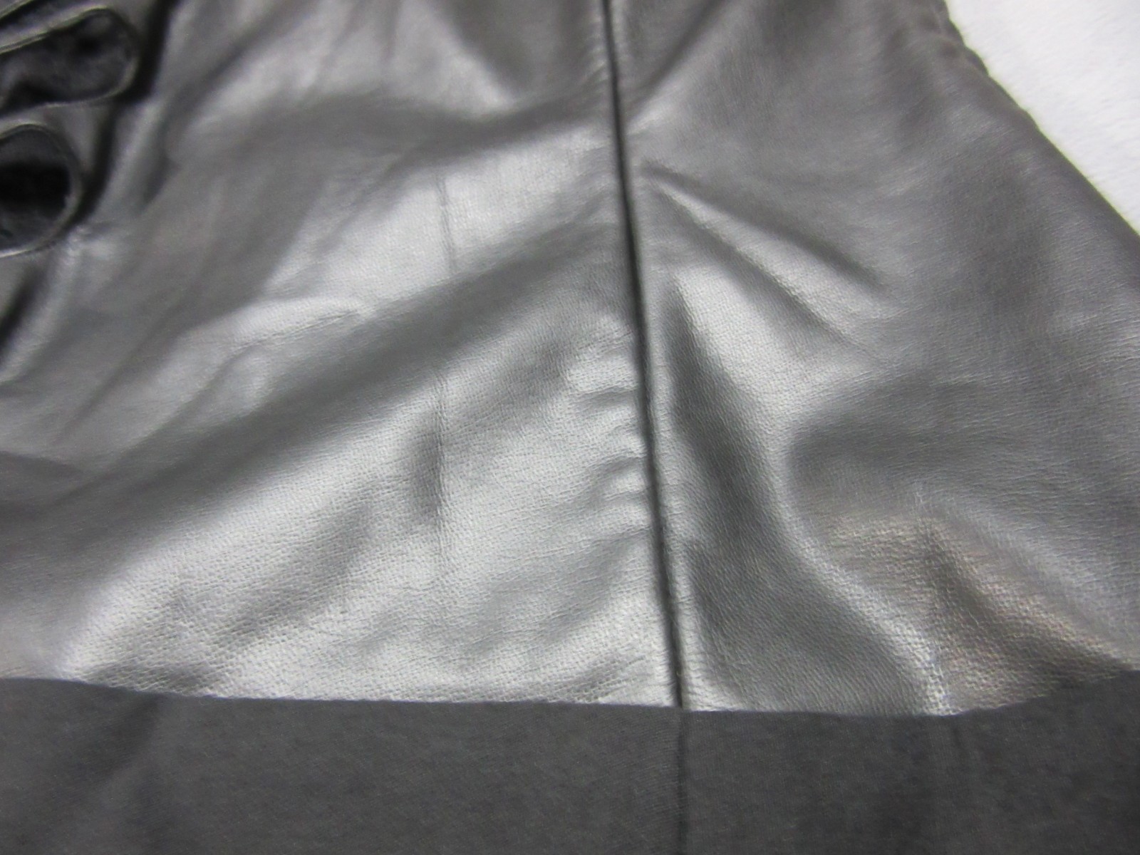 Outcast Dress Womens Medium Black Leather Castiel Mini Goth Party Alternative