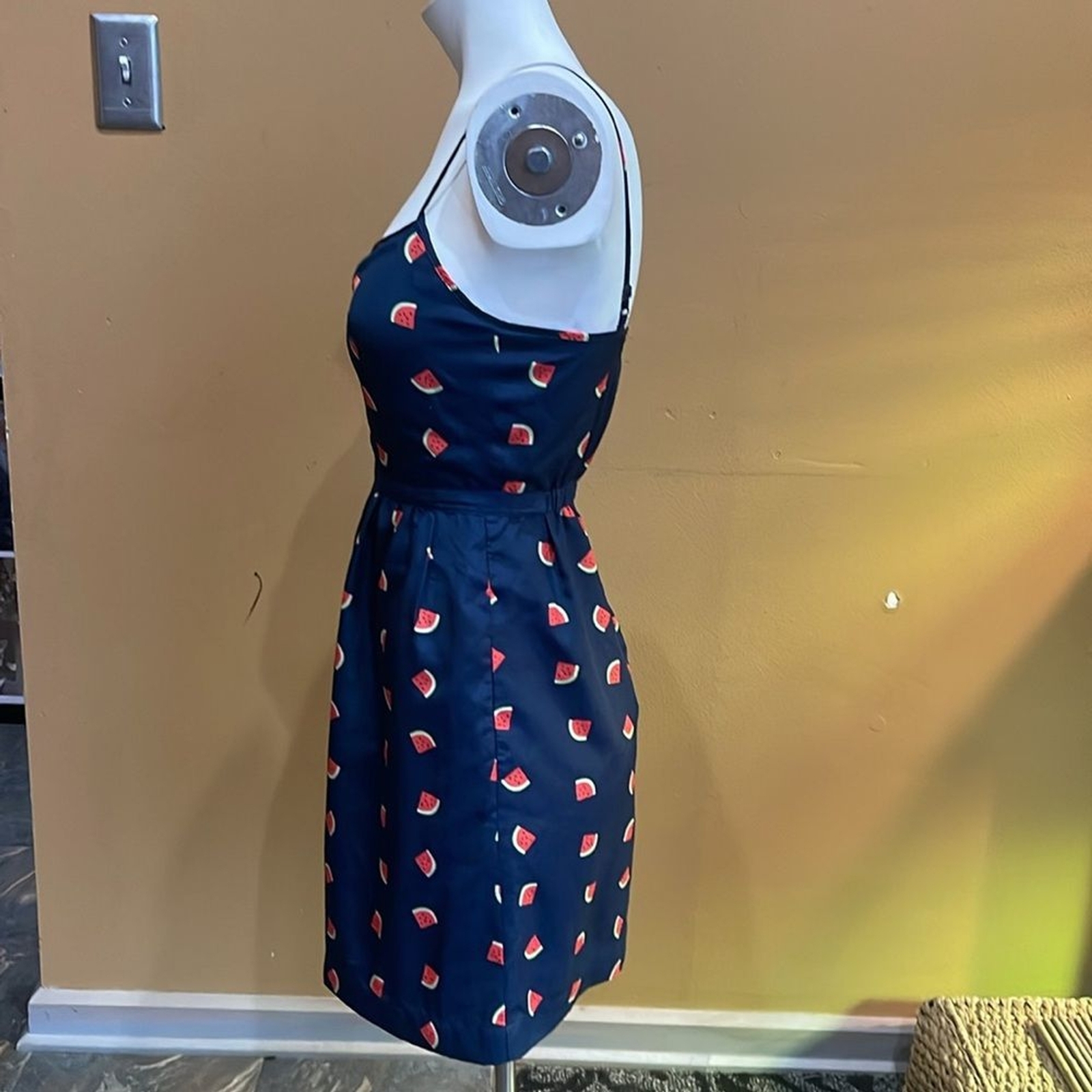 J.Crew Factory printed watermelon cami dress size 00 br br See picture for tear