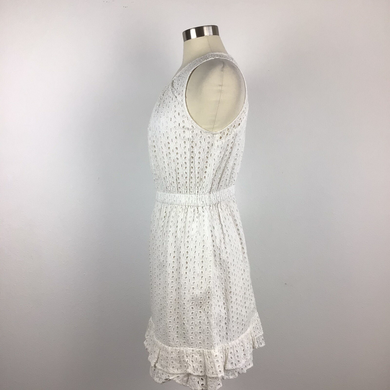 Womens Peter Som For Design Nation Size 8 White Eyelet Dress Sorority