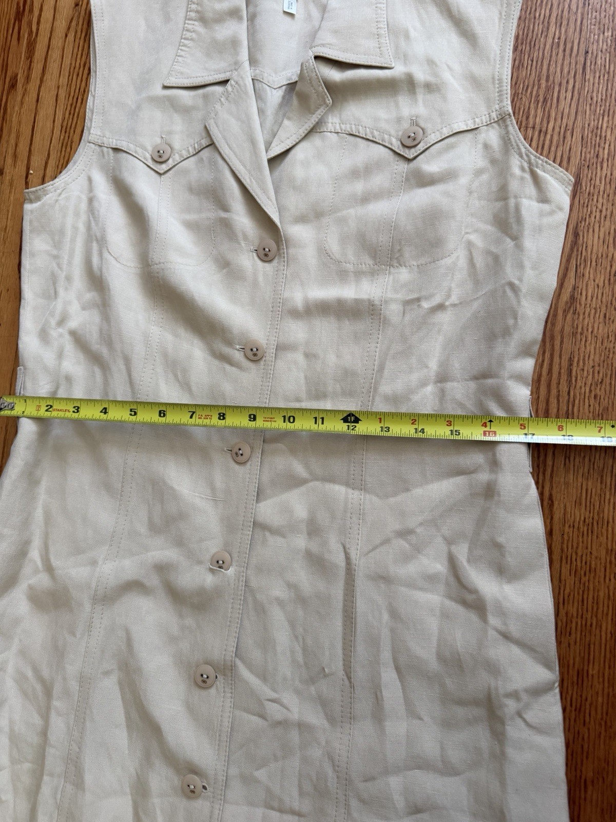 Escada Dress 59% Silk 41% Linen Size 38 (missing Belt)
