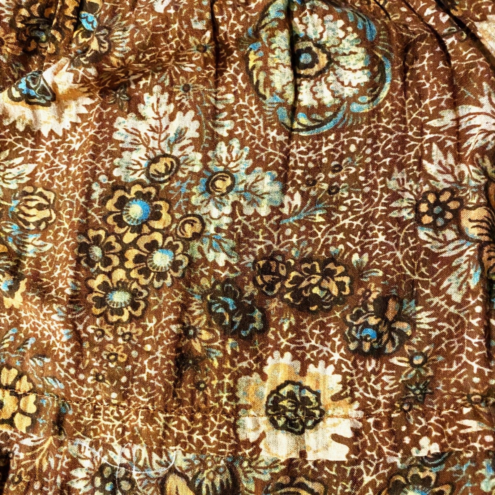 Ulla Johnson Juniper Mini Dress Rosebud Floral Smocked Cottagecore Boho Size 2
