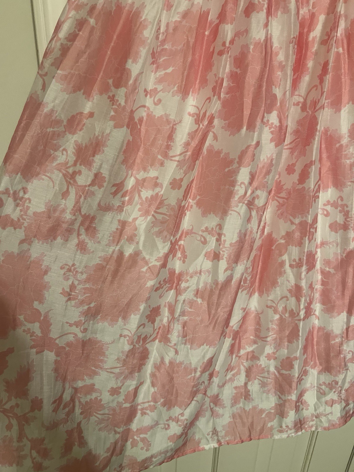 NWT petal and pup Strapless Smocked Midi Dress Pink Floral S