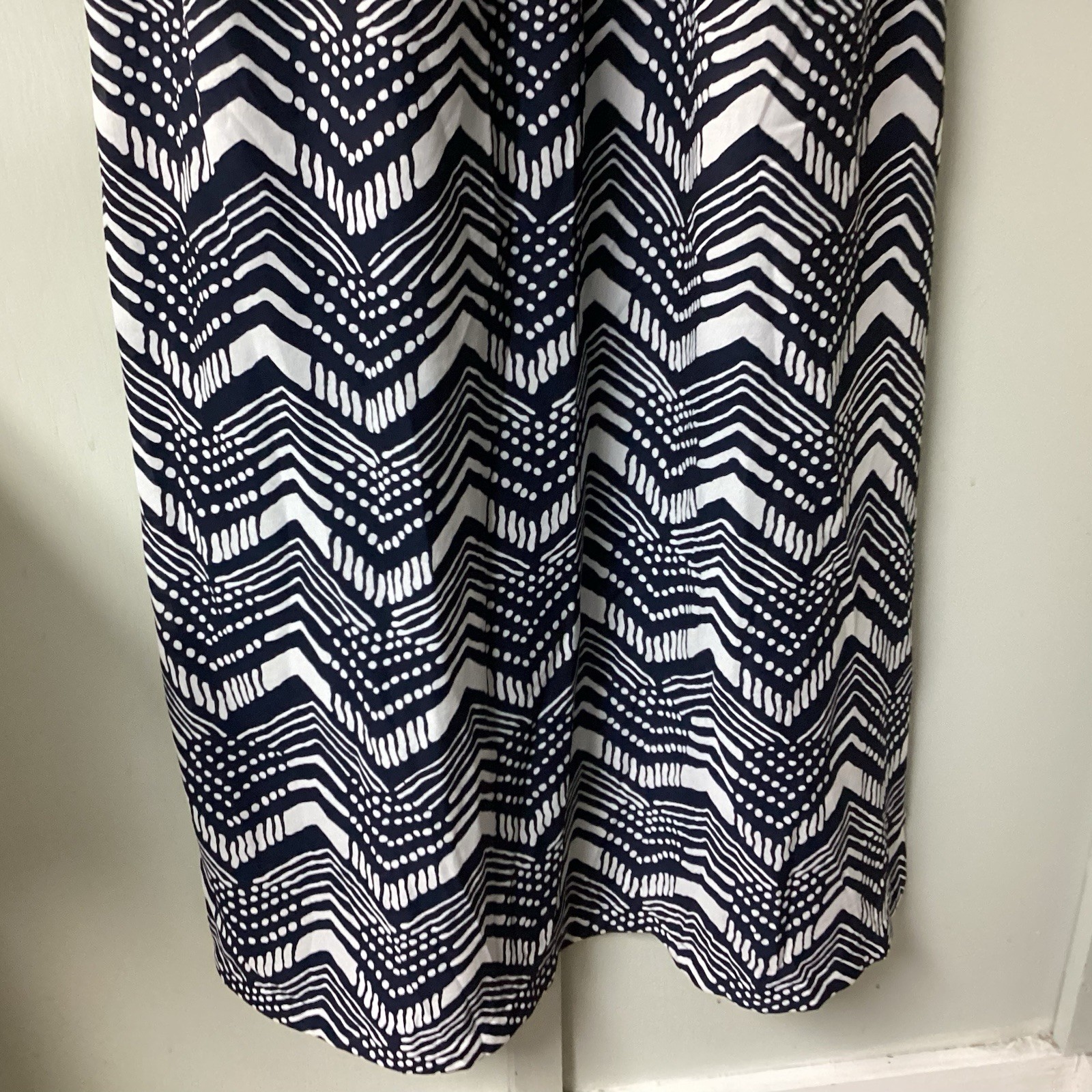 J. Crew Midi Dress Size 10 Petite Halter Polyester Slit Cut Side Zip Navy Lined