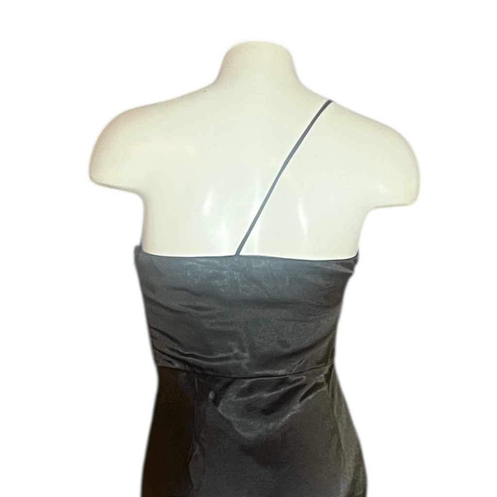 Billy J. Black Kimbra One Strap MIDI Slip Dress Sz 8 NWT