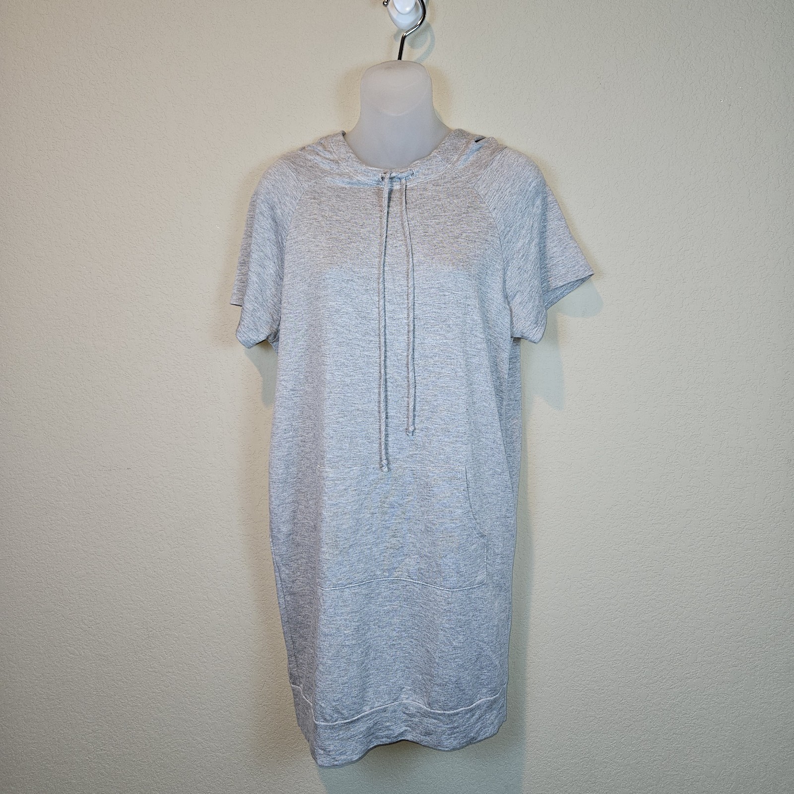 Brigitte Brianna Hooded Sweatshirt Dress S Lightweight Athleisure Comfy Casual