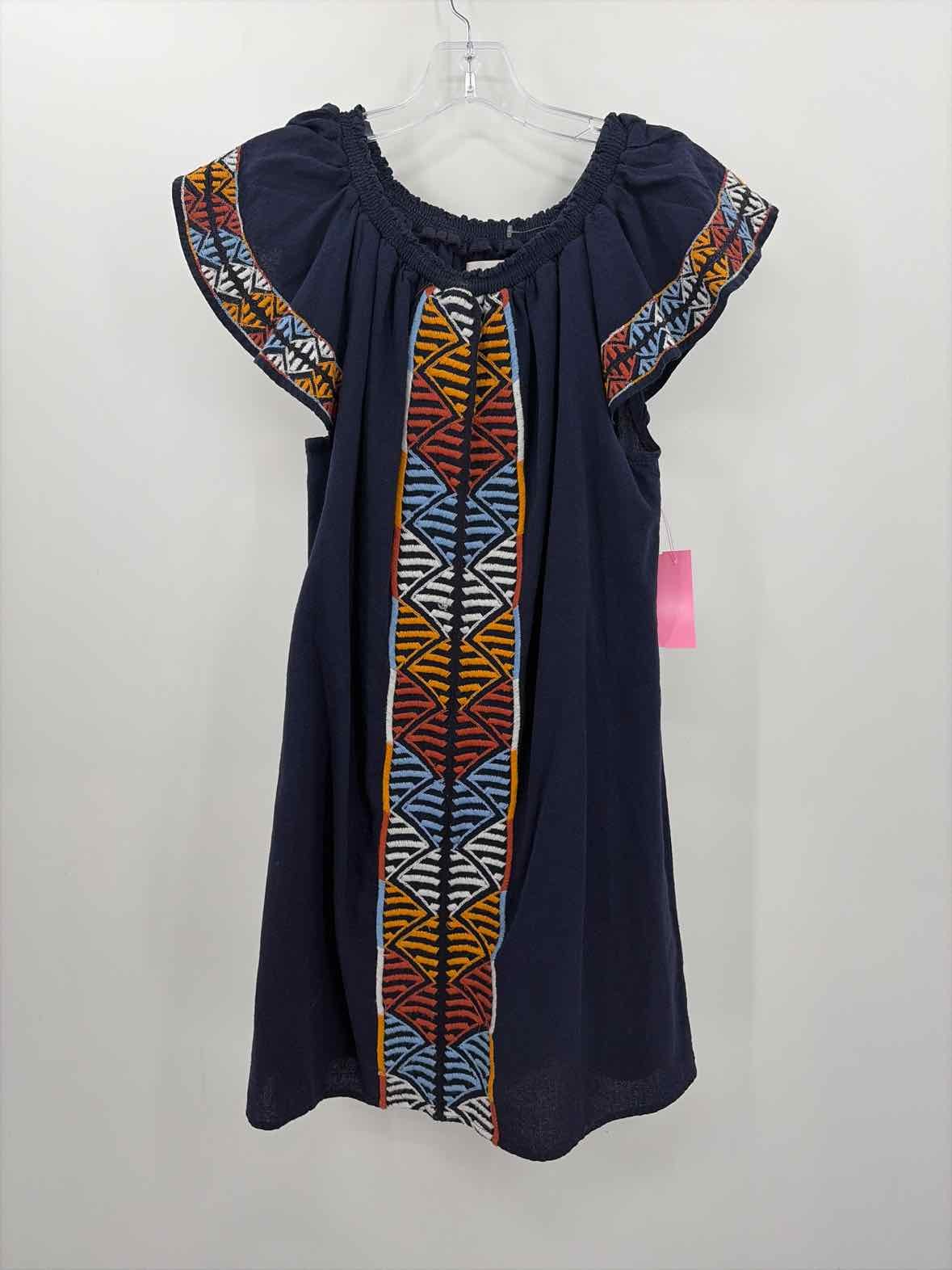 Pre-Owned Piper by Townsen Navy Size Small Knee Length Short Sleeve Dress
