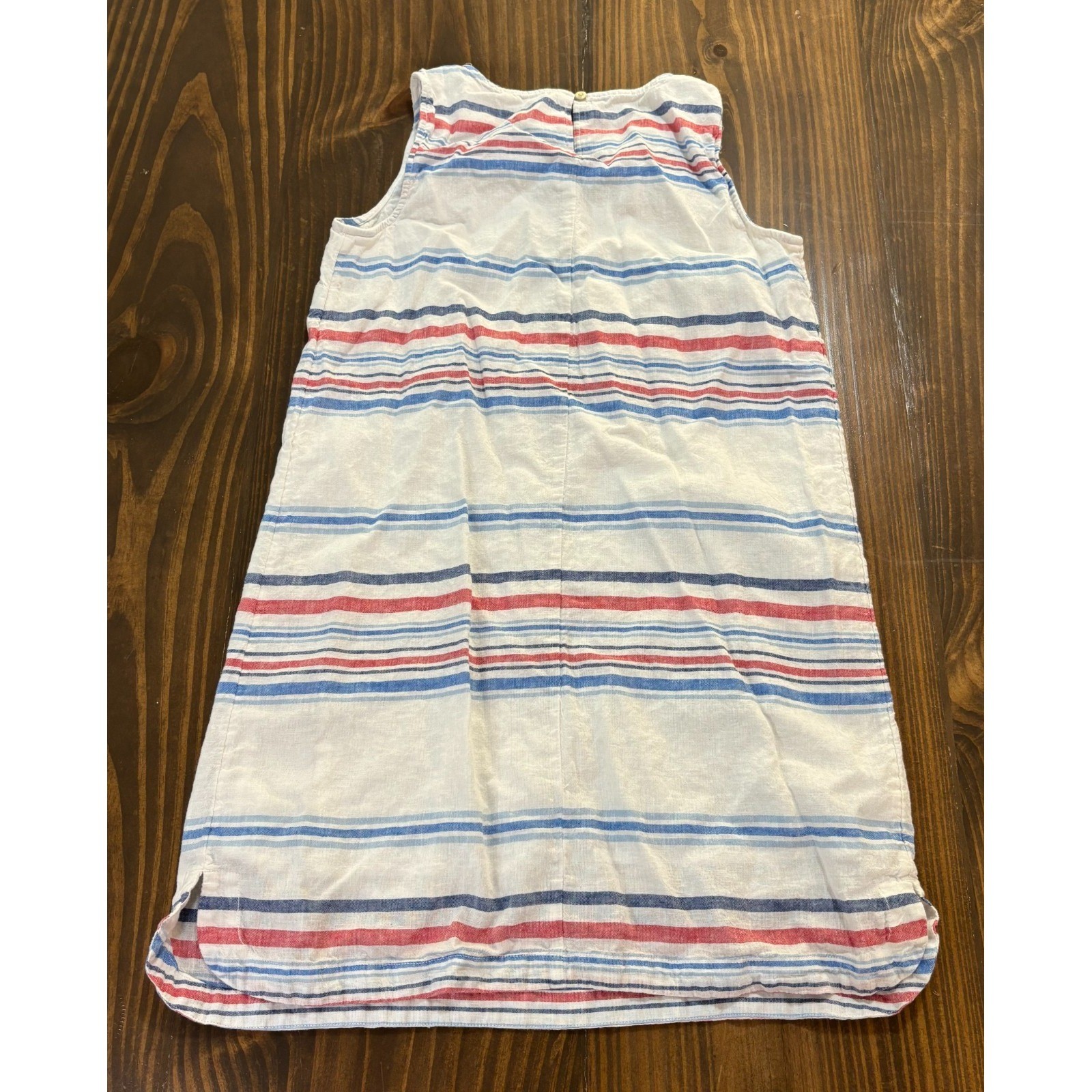 BEACHLUNCHLOUNGE Womens Medium Sleeveless Striped Casual Summer Dress
