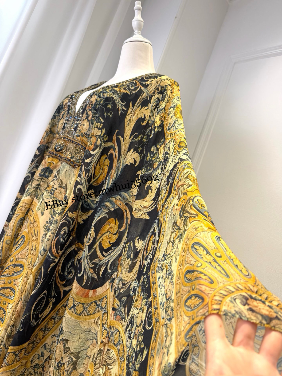 CAMILLA 2026 Maxi Dresses Elegant Temperament Holiday Retro Print Dress